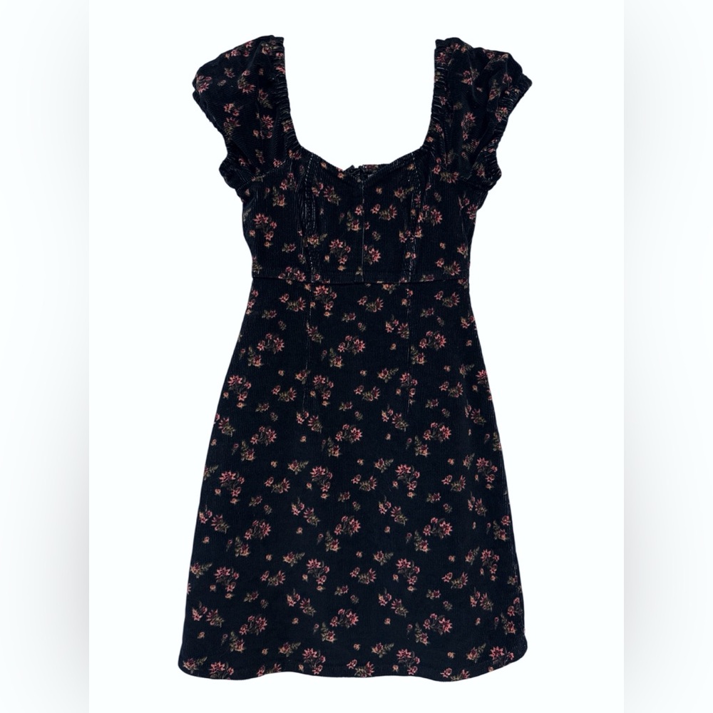 SO Black Floral Dress